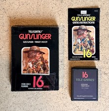 Atari 2600 Spiel — Gunslinger — von Telegames in OVP CIB NTSC getestet
