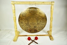 Feng Gong - Buddha Gravur - Gravur - 3,9 kg  ⌀ 57 cm - Meditation / Klangmassage