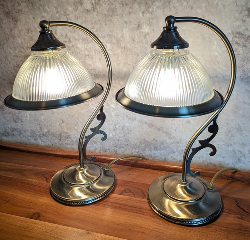 Paar art deco stil - stil, tischlampen