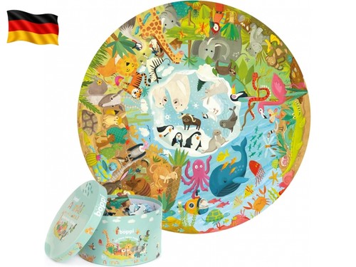 Rundpuzzle tiere aus - tiere,