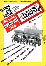 Hassia Drillmaschine DES, orig. Prospekt 60/70er Jahre