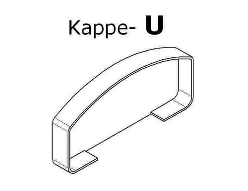 Kappen für handlauf u - für,