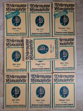 10x Westermanns Monatshefte 1932- 1934 Asbach Uralt Werbung Sammelheft 