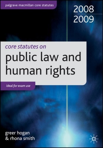 Core statutes public law - statutes,