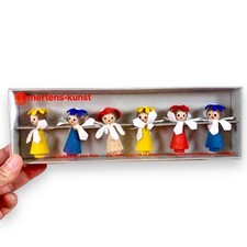 Vintage Kleine Holzelfen