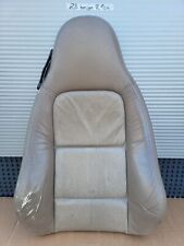 BMW Z3 Beifahrer Sitz Oberteil Leder beige Rücken Lehne Polster Kissen Bezug 