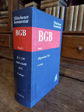 Münchener Kommentar BGB Band 1, 9.Auflage, Beck 2021
