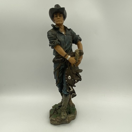 Vintage western cowboy resin - western,