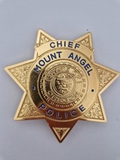 US Police Badge Chief Mount