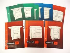 Küppersbusch Gelsenkirchen Küchenherde Kohle Gas Elektro Posten Prospekte 1950er