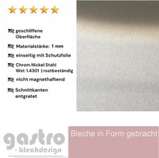 Edelstahl Blech K240