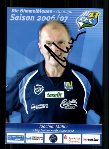 Joachim müller autogrammkarte - joachim,