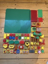 Duplo Lego Konvolut Steine, Fenster, Platten usw Zusammen 72 Teile Nichtraucher