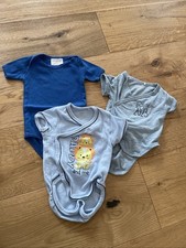 3 Body kurzarm blau Jungen Gr
