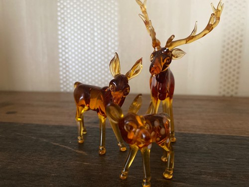 Glaskunst hirsch reh und - glaskunst, hirsch,