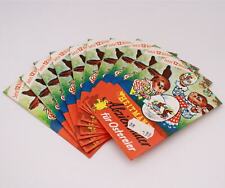 50er Jahre Konvolut Osterei Abziehbilder Schiebebilder Heitmann Deutschland #U1