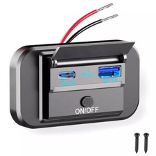 USB C Steckdose 12V/24V 55W PD