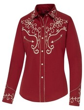 Damenbluse Westernbluse Country Cowgirl Western Stars & Stripes »RUTH«