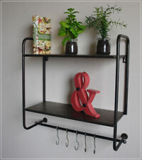 Vintage Wandregal aus Metall