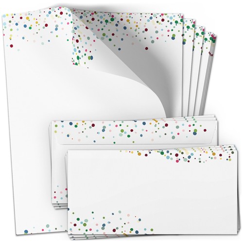 Neu briefpapier set mit - briefpapier,