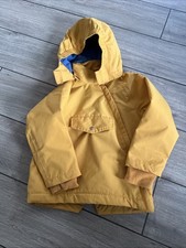 Tchibo Kinder Jacke Gr 98/ 104 Gelb Kapuze Übergang Unisex Jungen Mädchen