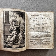 1790 Biographical History Of The Roman Empire To Final Overthrow 2nd Ed (M)