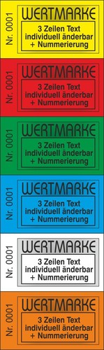2000 wertmarken zeilen - wertmarken,,