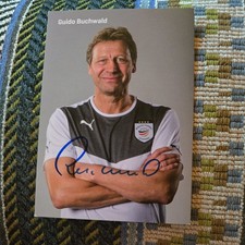 Guido Buchwald VfB Stuttgart Autogrammkarte original signiert