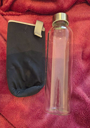Glas wasserflasche transparent - glas,