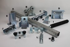 Schiebetor teile freitragend - schiebetor,