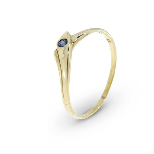 Damenring mit saphir - damenring, 333/-