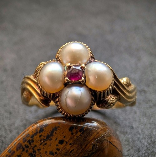Snake ring 18k - snake,