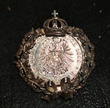 Patriotische Brosche 2 Márk 1888