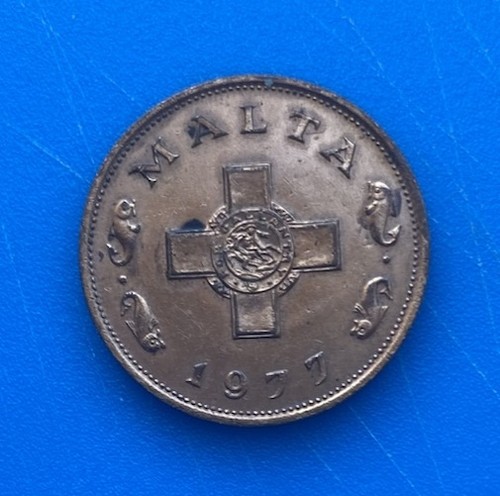 Bronze malta cent 1977 - 1,