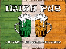Holzschild 30x40 cm irish pub