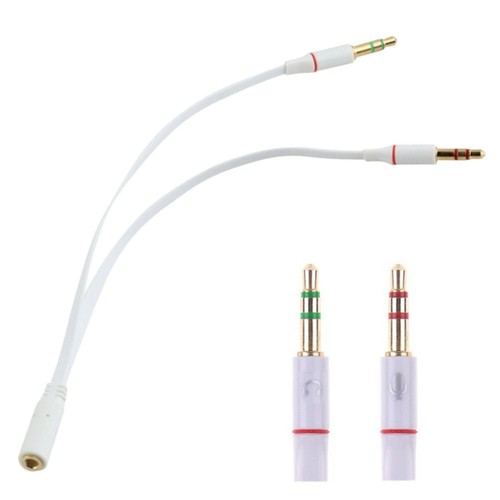 Audio splitter kabel weiss - kabel, y