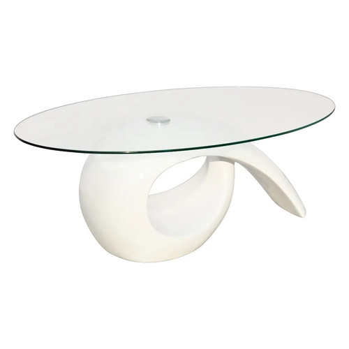 Couchtisch mit ovaler - couchtisch,