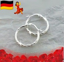 ?⭐Silberohrringe Damen Creolen Ohringe 925Sterling Silber Ohrschmuck⭐?