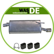 Endschalldampfer für Opel Meriva A 1.8, X03 125PS ab. 2003, Auspuff