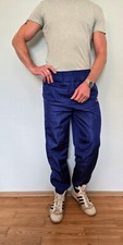 Adidas Trainingshose Track Pants Sporthose Glanz Hose Blau Gr. M Vintage 80er