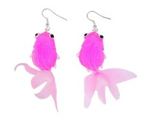 Goldfisch Ohrringe Kampffisch