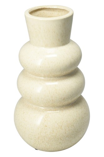 Blumenvase tischvase creme - tischvase,