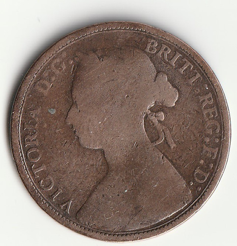 Half penny 1877 - half, penny)
