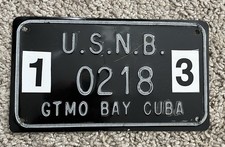 Kennzeichen GTMO BAY CUBA