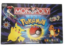 MONOPOLY POKÉMON 1999 Edition DEUTSCH vollständig HASBRO Sammler Figur Pokemon