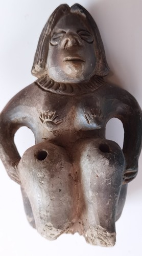 Alte inka figur aus ton - inka,