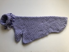 Warmer,  handgestrickter Windhundpullover  ( z.B. Galgo) Rl. 69 cm