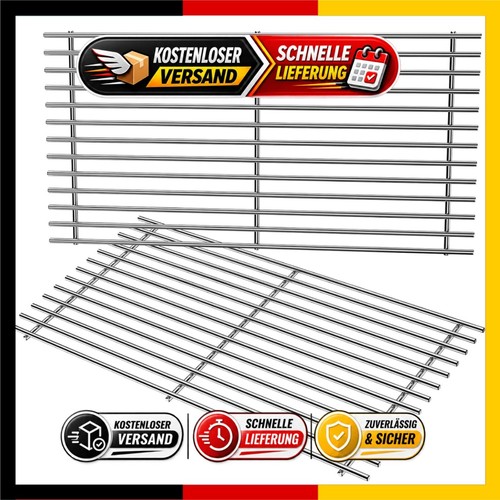 Edelstahl grillrost für - 2x,