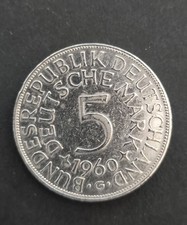 5 DM 1960 G Silberadler