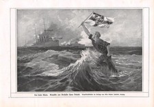 Der letzte Mann - Hans Bohrdt - 1915 ~21x31cm